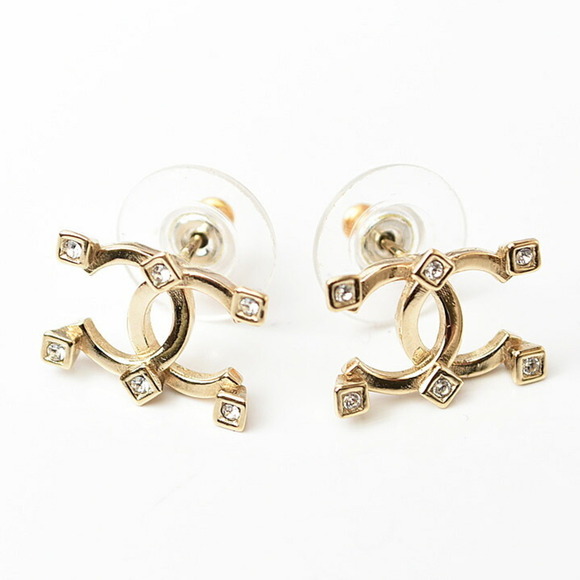 CHANEL Gold Earrings - Picture 1 of 7
